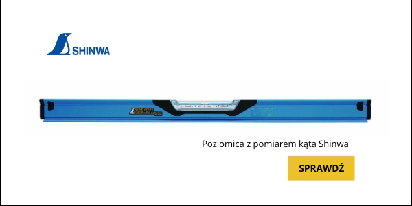 Poziomica z pomiarem kąta Shinwa